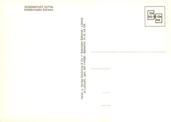 Eutin Teilansicht Rosenstadt Holsteinische Schweiz – Bild 2