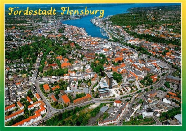 Flensburg  Schleswig-Holstein Fliegeraufnahme