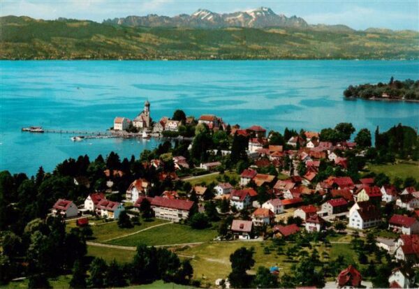 Wasserburg Bodensee Fliegeraufnahme
