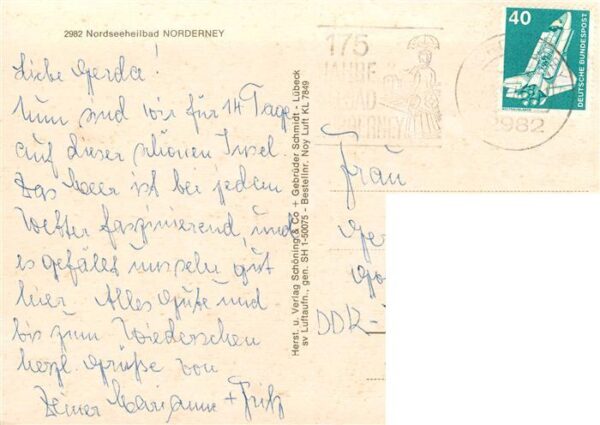 Norderney Nordseebad Fliegeraufnahme – Bild 2