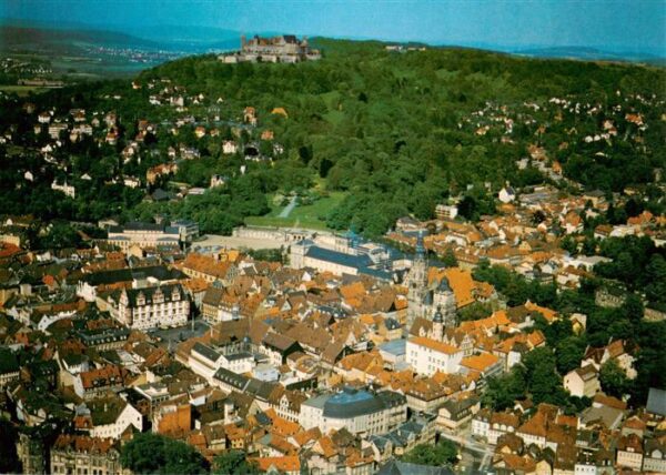 Coburg Fliegeraufnahme mit Veste Coburg