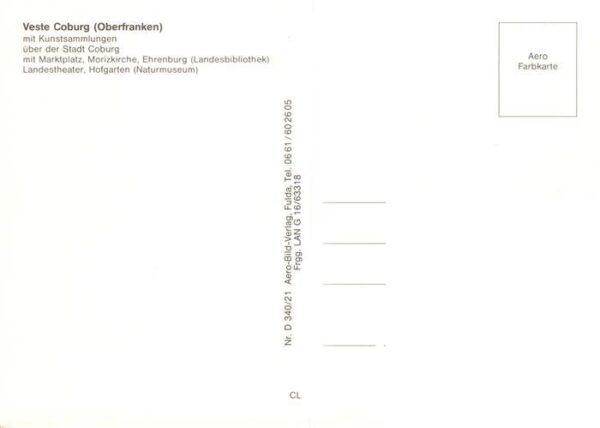 Coburg Fliegeraufnahme mit Veste Coburg – Bild 2