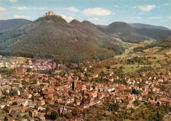Annweiler Trifels Fliegeraufnahme