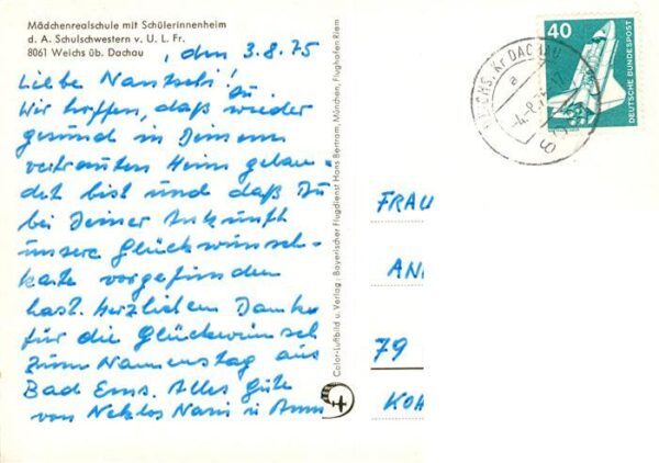 Weichs Dachau Maedchenrealschule mit Schuelerinnenheim der Schulschwestern UL Fr – Bild 2
