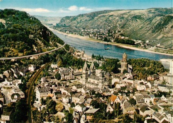 Andernach Rhein Fliegeraufnahme