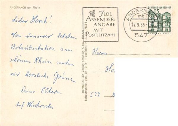 Andernach Rhein Fliegeraufnahme – Bild 2