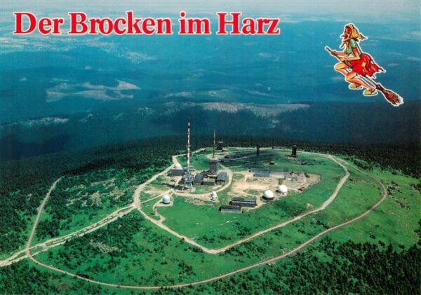 Brocken Harz Fliegeraufnahme