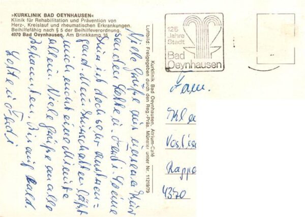 Bad Oeynhausen Kurklinik Bad Oeynhausen Fliegeraufnahme – Bild 2