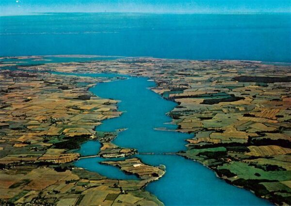 Schleswig Schlei Erfde Die Schlei Fliegeraufnahme
