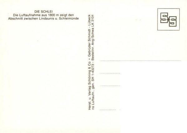 Schleswig Schlei Erfde Die Schlei Fliegeraufnahme – Bild 2