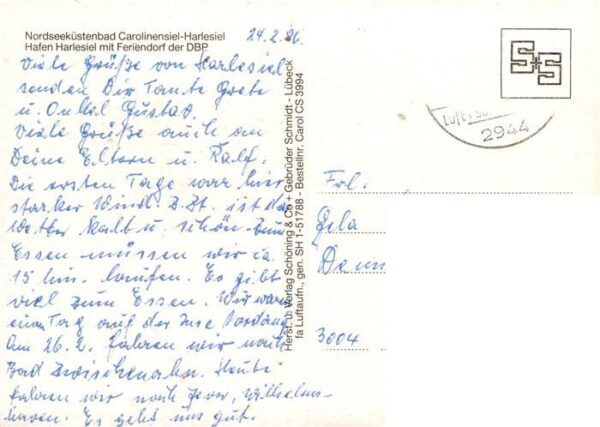 Carolinensiel-Harlesiel Ostfriesland Fliegeraufnahme mit Hafen und Feriendorf de – Bild 2