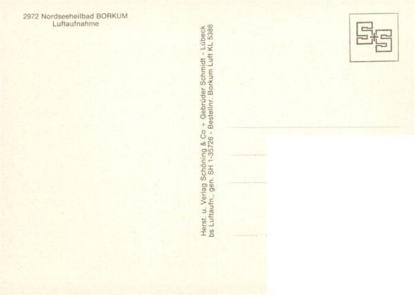 Borkum Nordseeheilbad Fliegeraufnahme – Bild 2