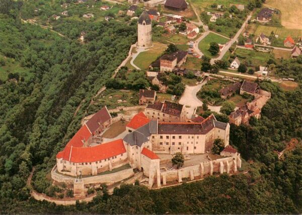 Freyburg Unstrut Schloss Neuenburg Fliegeraufnahme