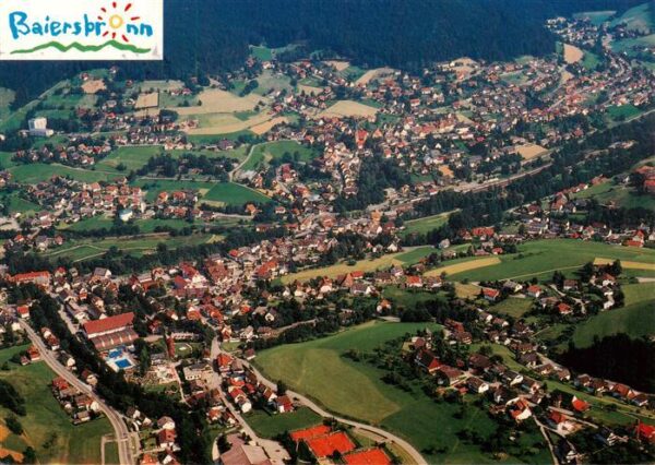 Baiersbronn Schwarzwald Fliegeraufnahme