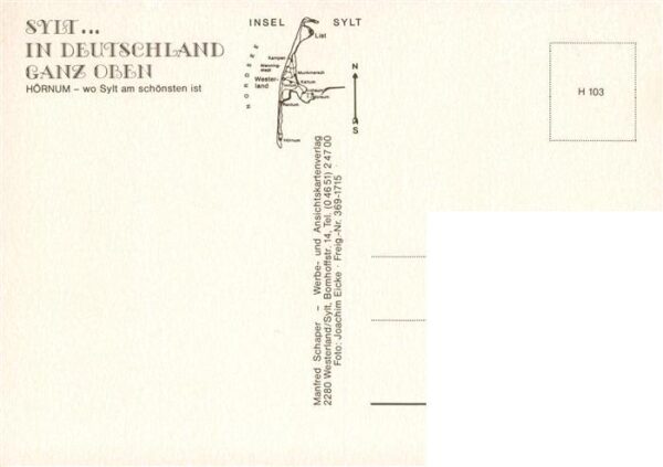Hoernum Sylt Fliegeraufnahme – Bild 2