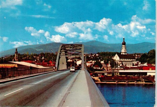Deggendorf Donau Donaubruecke Ortsansicht