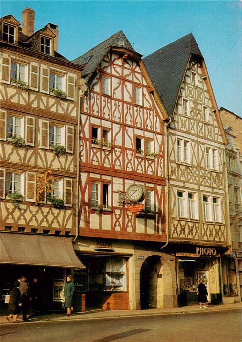 Trier Fachwerkhaeuser am Hauptmarkt