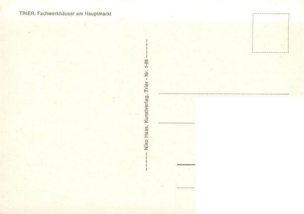 Trier Fachwerkhaeuser am Hauptmarkt – Bild 2