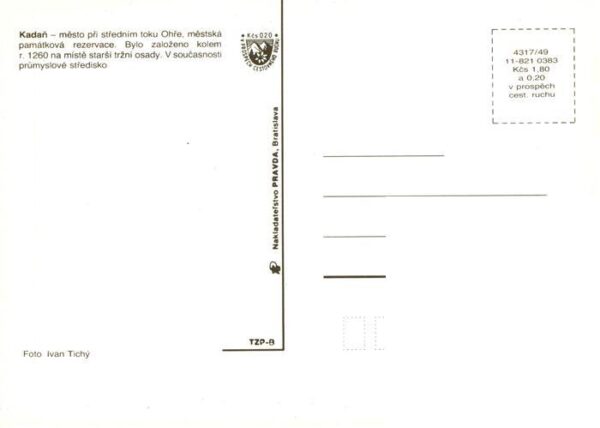 Kadan Kaaden CZ mesto pri strednim toku Ohre mestska parmatkova rezervace Bylo z – Bild 2