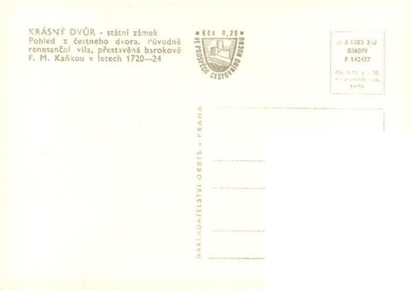 Krasny Dvur Louny Laun CZ statni zamek Pohled z cestneho dvora Puvodne renesancn – Bild 2