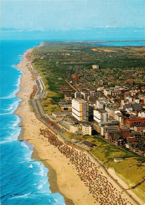 Westerland Sylt Fliegeraufnahme