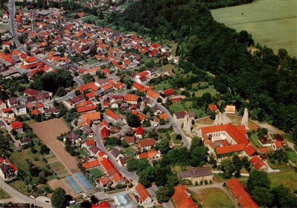Walkenried Fliegeraufnahme mit ehem Zisterzienser Kloster
