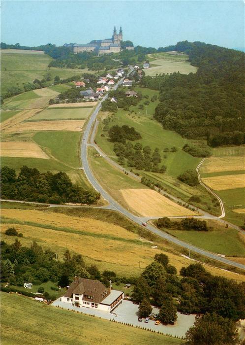 Unnersdorf Berggasthof am Banzer Wald Fliegeraufnahme