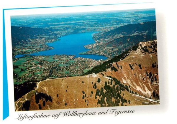 Tegernsee Fliegeraufnahme mit Wallberghaus