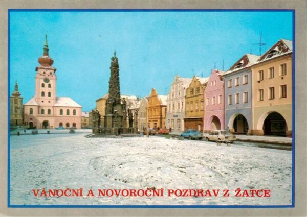 Zatec Saaz CZ Vanocni a novorocni pozdrav z Zatec