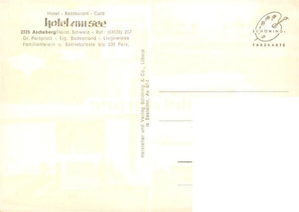 Ascheberg Holstein Restaurant Cafe Hotel am See Gastraeume – Bild 2