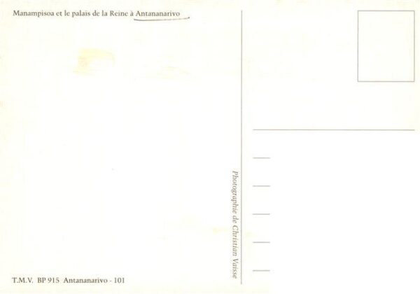 Antananarivo Tananarive Madagaskar Manampisoa et le palais de la Reine – Bild 2