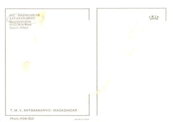 Antananarivo Tananarive Madagaskar Manjakamiadana Palais de la Reine – Bild 2