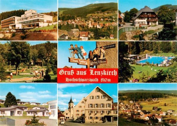 Lenzkirch Hotels Teilansichten Minigolfanlage Freibad Panorama
