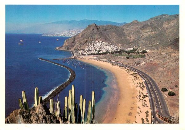 Playa de Las Teresitas Tenerife Islas Canarias ES Las Teresitas Beach Fliegerauf