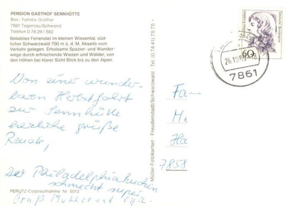 Schwand Tegernau Pension Gasthof Sennhuette – Bild 2
