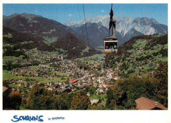 Schruns Tschagguns mit Hochjochbahn Golmerjoch und Zimba