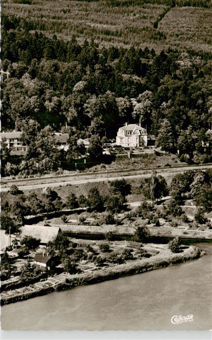 Laufenburg Baden Ferienheim der Land Elektra Wuerzburg Fliegeraufnahme