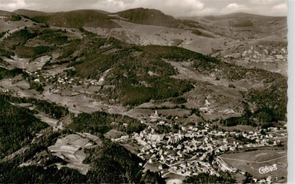 Schoenau Schwarzwald Fliegeraufnahme