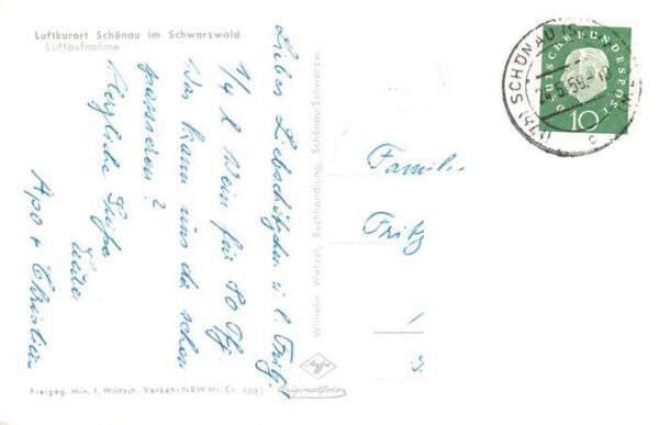Schoenau Schwarzwald Fliegeraufnahme – Bild 2