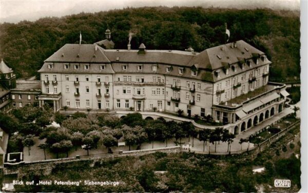 Siebengebirge Hotel Petersberg Fliegeraufnahme