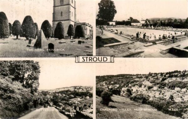 Stroud  Green London UK The News Painswick Butterow Hill Swimming Pool Chalford