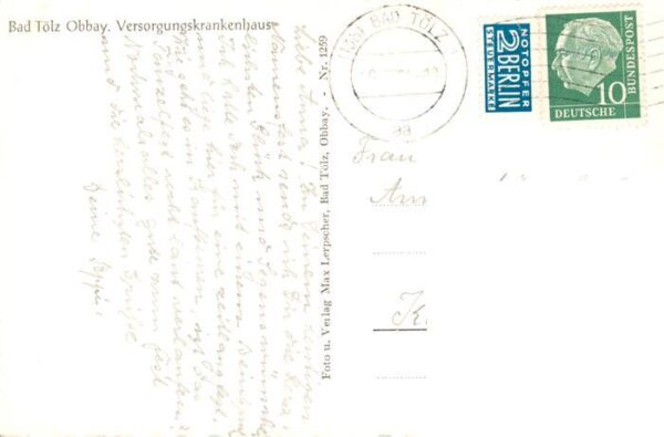 Bad Toelz Versorgungskrankenhaus – Bild 2