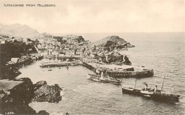 Ilfracombe North Devon UK from Hillsboro