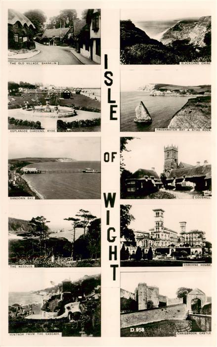 Isle-of-Wight  UK The Old Village Shanklin Esplanade Gardesn Ryde Sandown Bay Bl