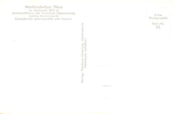 Steinwald Marktredwitzer Haus – Bild 2