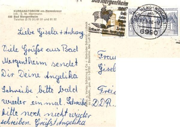 Bad Mergentheim Kursanatorium am Hexenkreuz Fliegeraufnahme – Bild 2