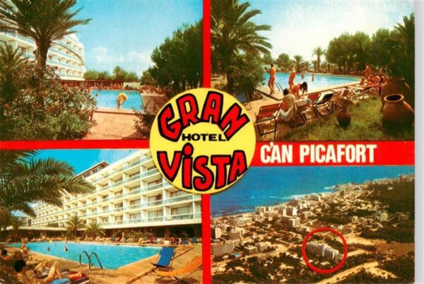 Can Picafort Mallorca ES Hotel Gran Vista Pools Fliegeraufnahme