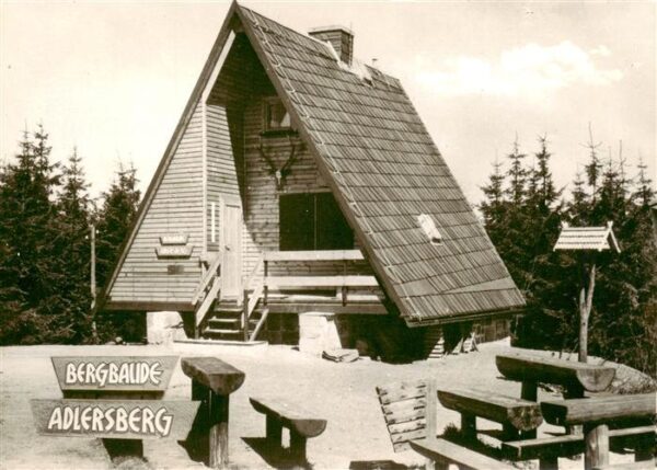 Schmiedefeld Rennsteig Bergbaude Adlersberg