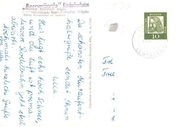 Eisenbach Kreuzthal Fliegeraufnahme mit Kinderkurheim Bergmaennle – Bild 2