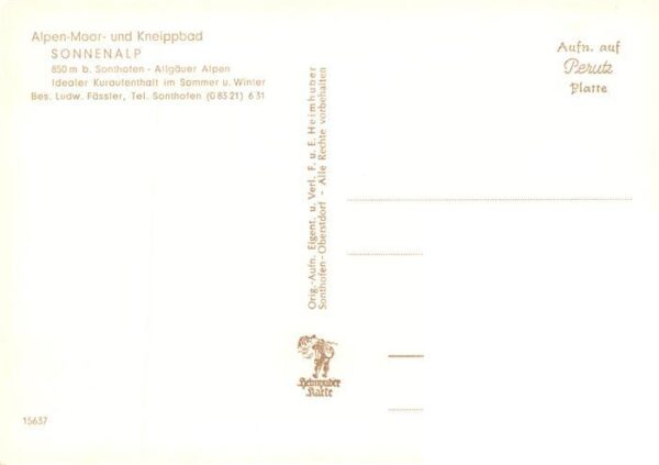 Sonthofen  Oberallgaeu Kurhotel Sonnenalp – Bild 2